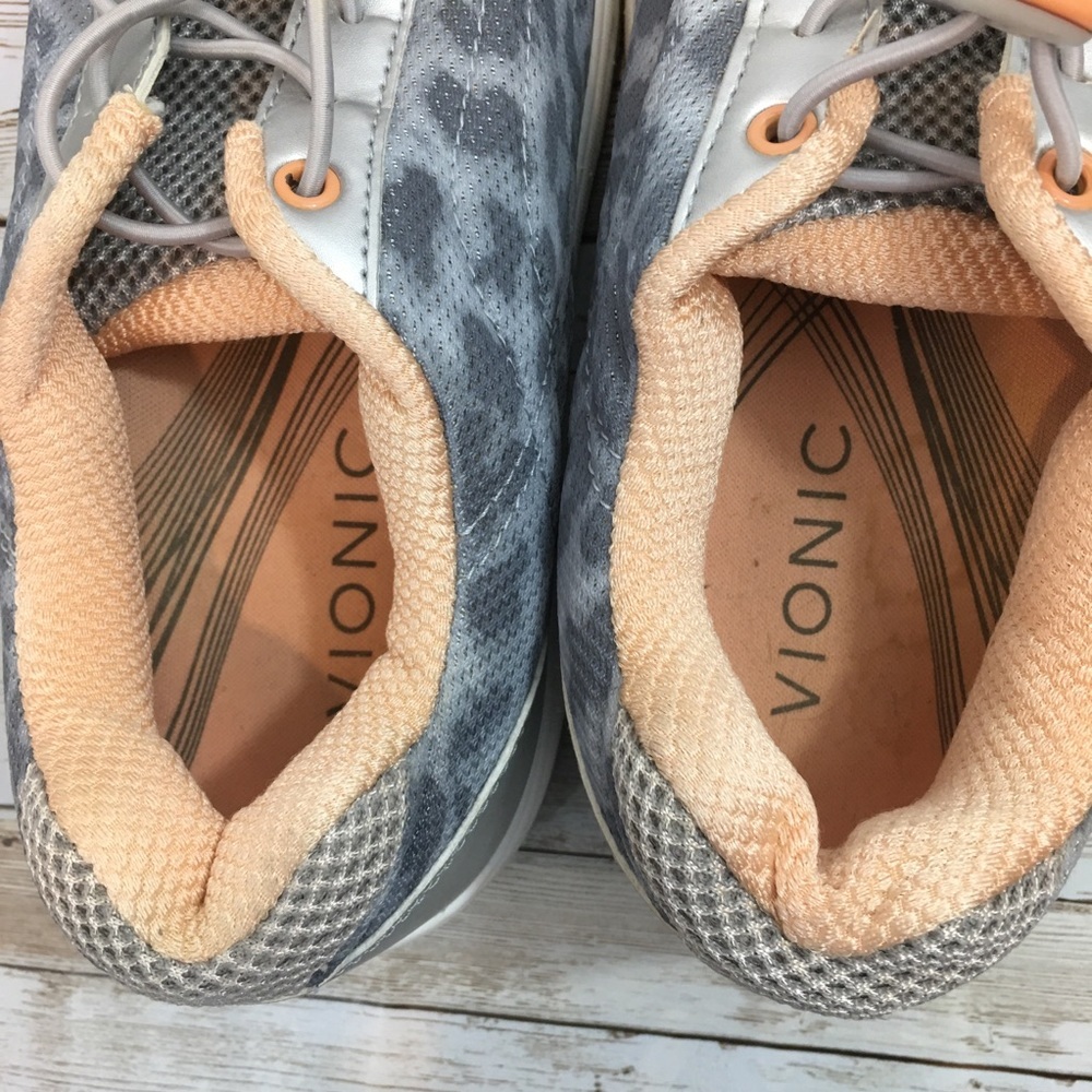 Vionic Silver and Gray Athletic Shoes - Picture 8 of 10